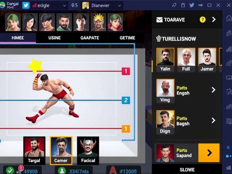 Dangal Heroes character customization screen